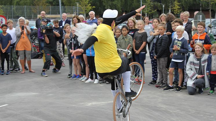 Hip hip hurra - så er der cykelmyg-fødselsdag på Cykelmyggens Cykellegeplads