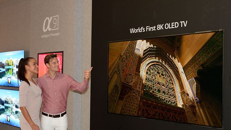 Verdens første 8K OLED-TV fra LG