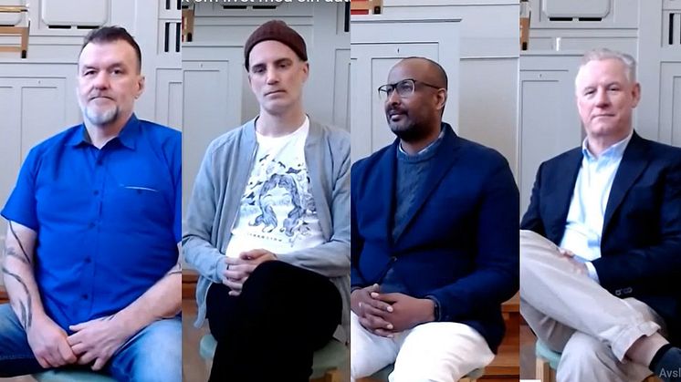 Per, Freddot, Abdinassir och Mark berättar om sina erfarenheter av psykisk ohälsa