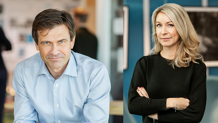 Roar Bjærum, CEO, Lendo Group & Mikaela Grännby, EVP New markets, Lendo Group. (Foto: Pernilla Ahlsen & Linda Boström)