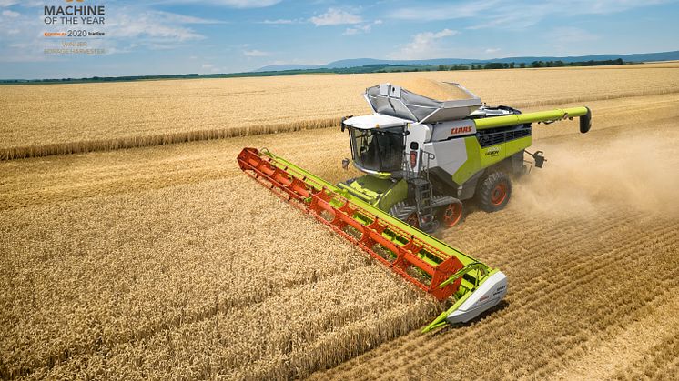LEXION 8000/7000 is Machine of the Year 2020 in the category of combine harvesters. Photo: CLAAS