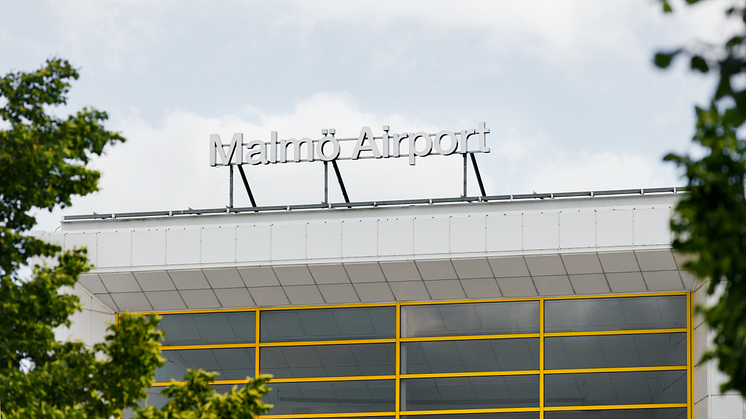 Swedavias flygplats Malmö Airport blir testarena för Heart Aerospaces elflygplan. Foto: Swedavia