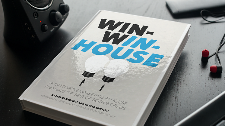 Bogen Win-Win-House er den guide, som Peer Brændholt og Kasper Sierslev selv manglede, da de begyndte at bygge in-house marketingafdelinger for snart 10 år siden.
