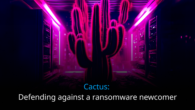 Logpoint has collated a report highlighting the TTPs and IoCs applied by Cactus to create alert rules to detect methods the group uses