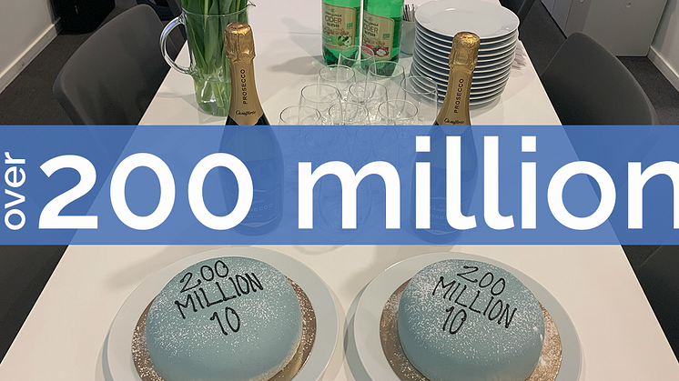 Celebration of yet another milestone - over 200 million alarm and events through the Skyresponse platform
