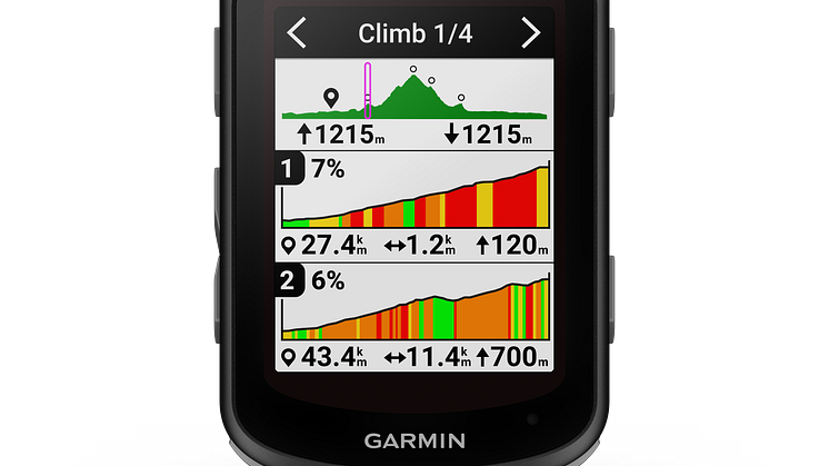 Garmin_Edge 540 Solar_Climb (c) Garmin Deutschland GmbH