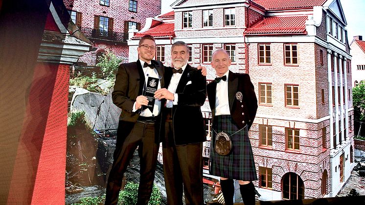 Hans Dahlin, TB-Gruppen, Lord Thurso och Stuart Shield, president The International Property Awards