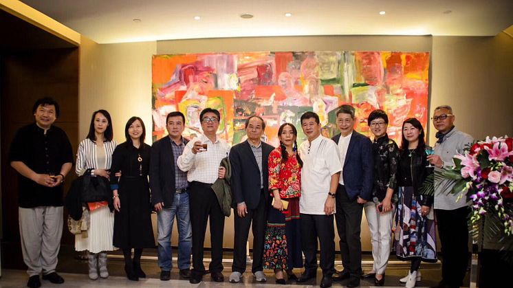 A successful Contemporary Art Salon held at Pan Pacific Tianjin