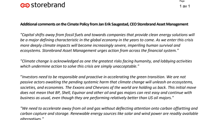 Additional comments on the Climate Policy from Jan Erik Saugestad new.pdf