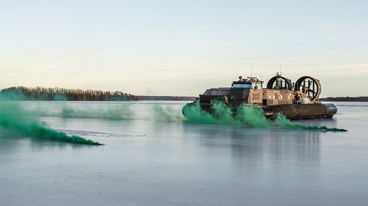 Marinen besöker Umeå. Foto: Victor Persson/Försvarsmakten