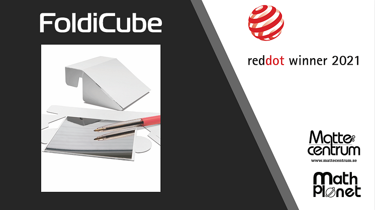 "Foldicube", vinnare Red Dot Award: Produktdesign 2021