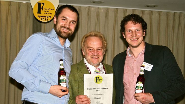 CELIA wins FreeFrom Food Awards as ‘Best Gluten Free Beer’