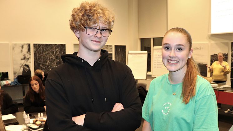 Marcus Faaborg Boysen og Sarah Balle Aaen går i 9. klasse på Karensmindeskolen i Støvring og er begge med i fælleselevrådet