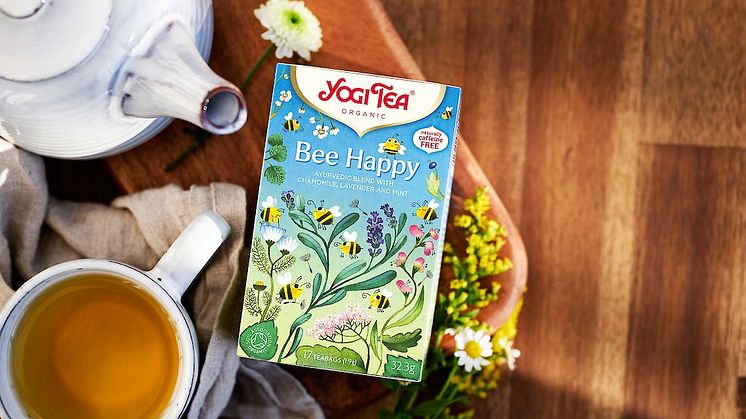 Yogi Tea Limited edition Bee Happy tee
