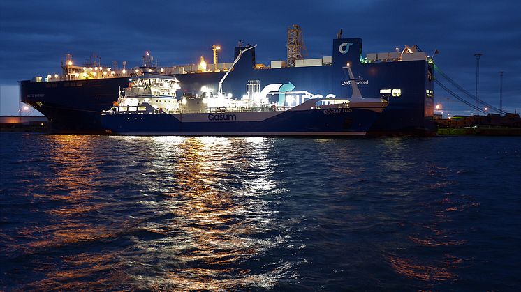 The first Ship to Ship bunkering of LNG in Malmö