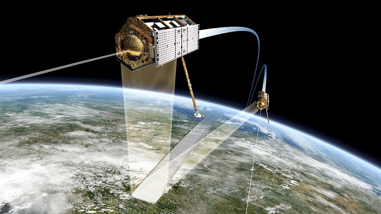 Data fra Airbus sin TerraSAR-X satellitt benyttes til å overvåke eventuelle setninger i grunnen på grunn av utbygging av E18 mellom Lysaker og Ramstadsletta.