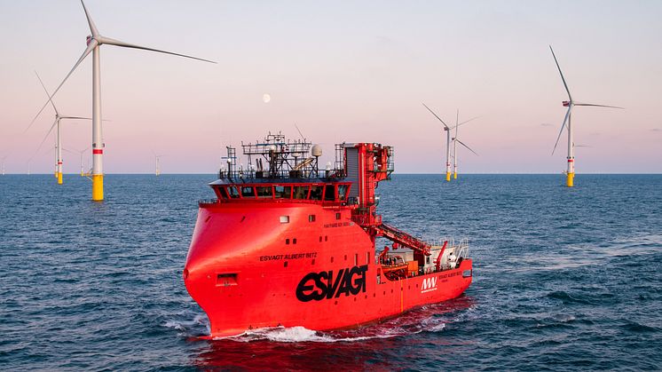 ESVAGT's core value has for the past 40 years been safety at sea; a DNA that continues into the offshore wind industry.