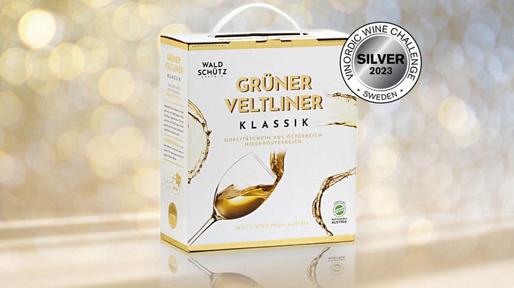 Waldschütz Gruner Veltliner Klassik – silvermedalj vid årets upplaga av Vinordic Wine Challenge.