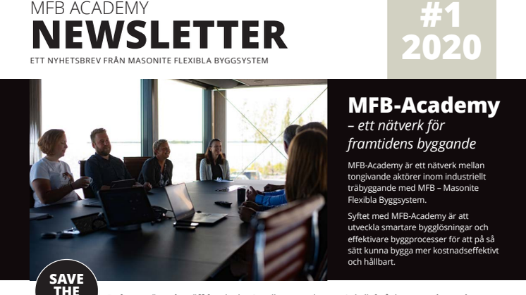 MFB Academy Newsletter #1 2020