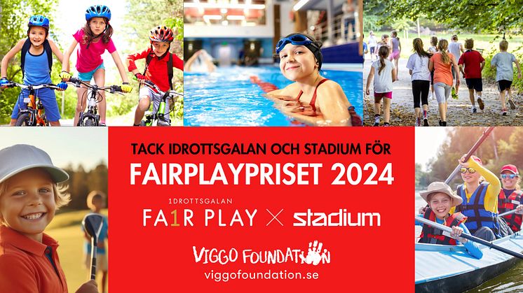 Viggo Foundation får Fair Play-priset på Idrottsgalan 2024