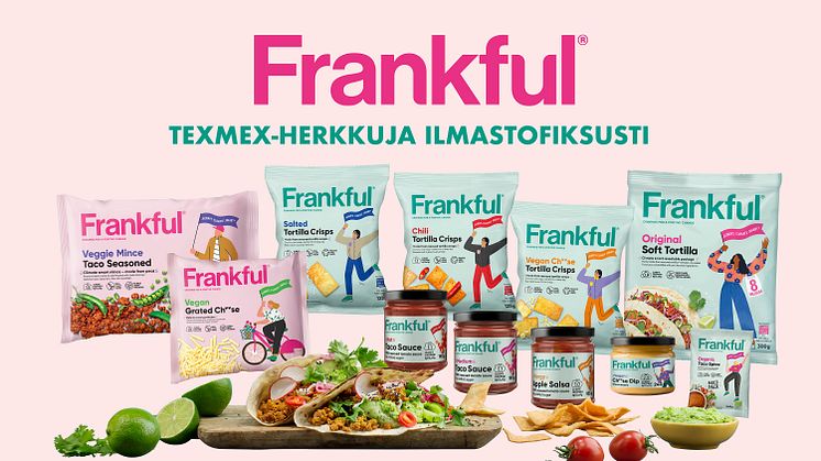 Orkla Suomi tuo texmex-hyllyyn uuden ilmastofiksun ja vegaanisen Frankful-brändin