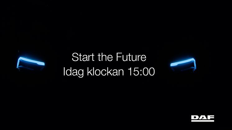 Idag klockan 15:00 introducerar DAF framtiden i ett digitalt event.