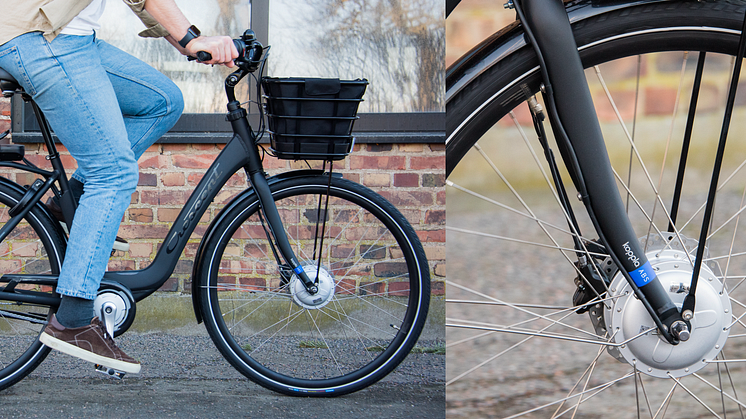 Crescents nya cykelmodell ELMA med integrerade ABS-bromsar. Säkerhet utan att ge avkall på stilren design.