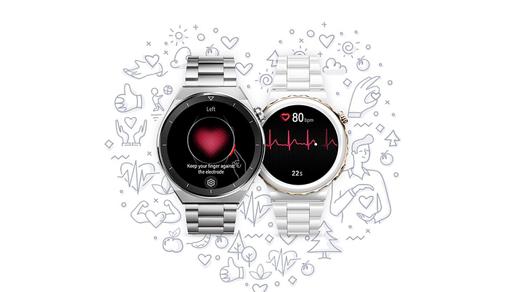 EKG i Huawei Watch GT 3 Pro nu tillgänglig i Sverige  