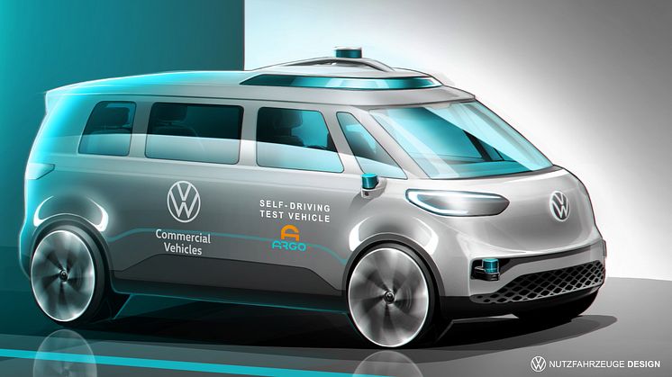 Volkswagen Erhvervsbiler og Argo AI starter internationale tests med autonom kørsel – MOIA som første bruger af ID. BUZZ AD