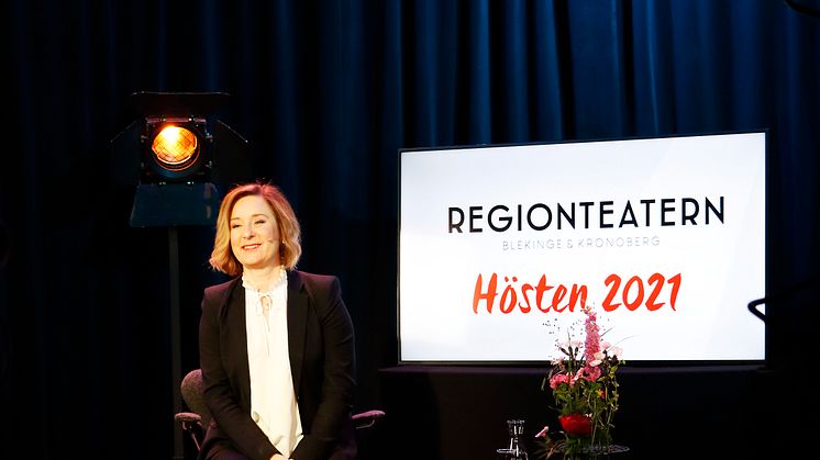 Länk till Regionteatern Blekinge Kronobergs presskonferens - höstens utbud 2021