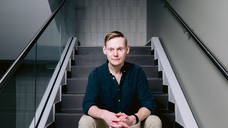 Jonathan Siverskog, utredare vid Linköpings universitet, forskar om hälsoekonomi. Foto: Anna Nilsen/Linköpings universitet