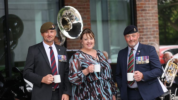 Band play at veterans big brew event to mark national Armed Forces Day