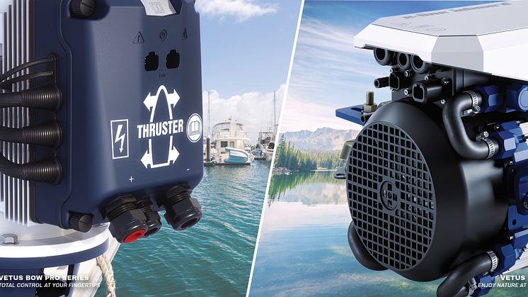 Hi-res image - VETUS - VETUS's specialized V-CAN products, including its BOW PRO thrusters and new E-LINE and E-POD electric propulsion, can now be connected to the NMEA 2000 network