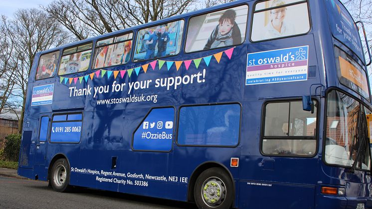 Hospice 'shop on wheels' hits the region's roads after Go North East donates bus to support charity's £7.5m fundraising goal