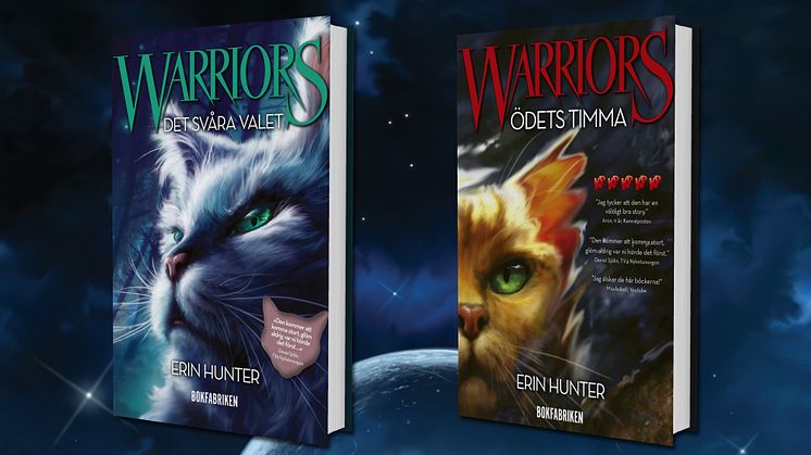 Warriors-serien får ett första avslut - del 5 och 6 ute nu!