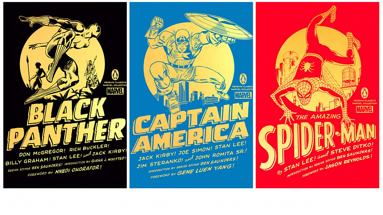 Images from Penguin Random House's Penguin Classics Marvel Collection website