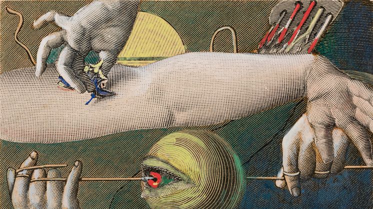 Max Ernst, Untitled. Collage and gouache on paper, 1921. Copyright: Florent Chevrot