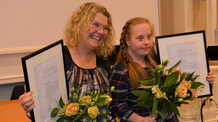 UPP-pristagare 2016 Anneli Tisell och Ida Johansson