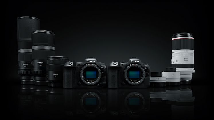 Canon lancerer fire nye RF-objektiver – og udvider RF-sortimentet med supertelefotografering – og to RF-extendere