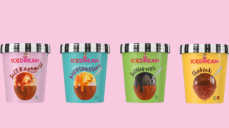 SIA Glass lanserar vegansk glassdröm - säg hej till Ice Dream!