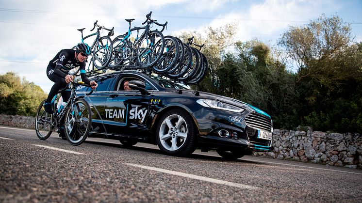 Ford bliver eksklusiv bilpartner for cykelholdet Team Sky