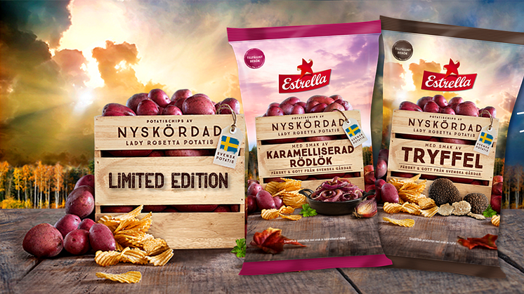 Estrella Nyskördad 2018 Limited Edition på helt nyskördad svensk potatis.