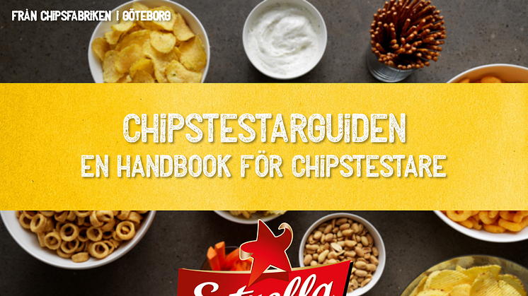 Ladda ner chipstestar-guiden från Estrella för #krispigafakta och stegen för ett riktigt chipstest.