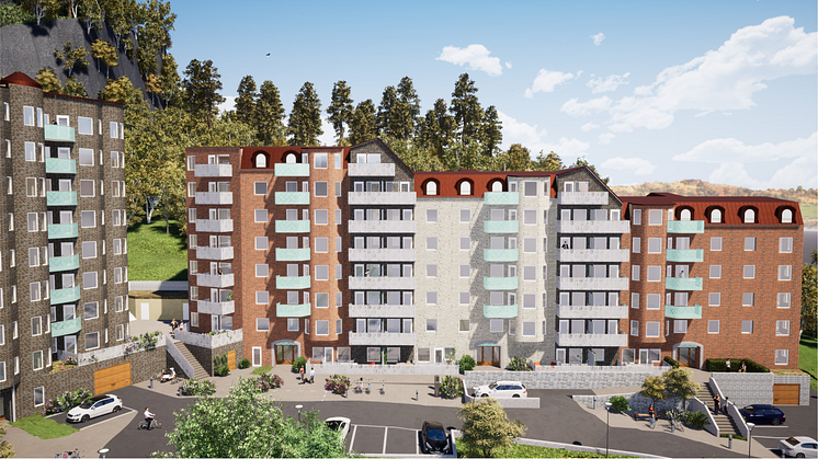 Betonmast Göteborg bygger 97 lägenheter i Fjällbo Park åt Västerstaden
