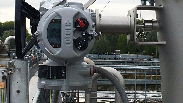 Rotork IQ actuators in place at the Milano San Rocco Wastewater Treatment Plant.