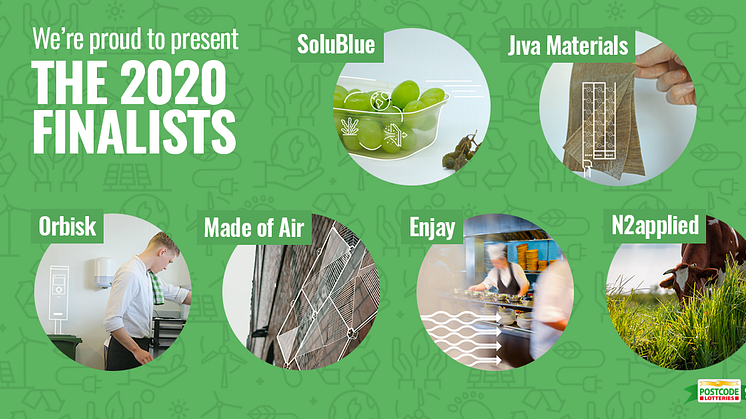 The Finalists Postcode Lotteries Green Challenge 2020