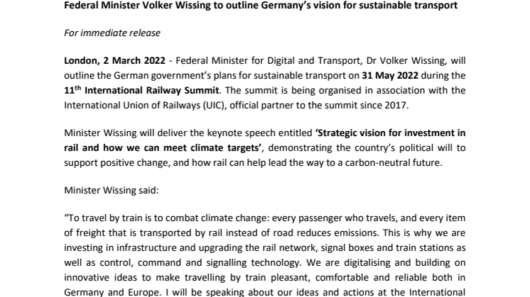 IRS 2022-03-02 Federal Minister Volker Wissing to outline Germany’s vision for sustainable transport.pdf