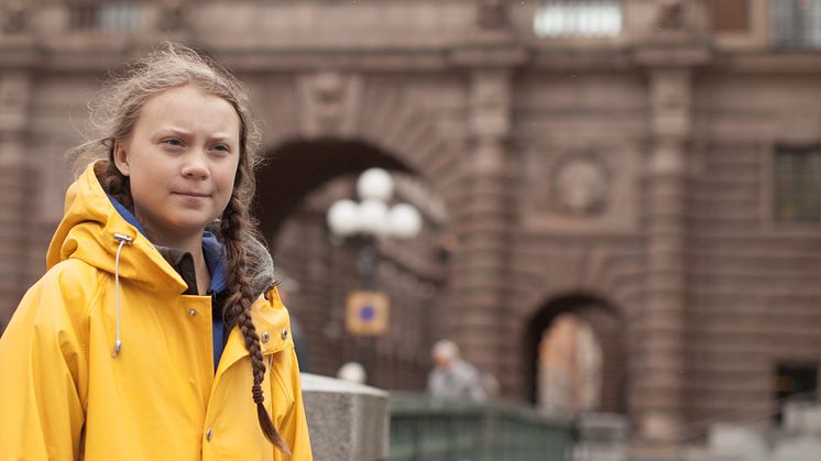 Greta Thunberg uppmanar sina följare att stötta UNICEF i kampen mot corona-pandemin