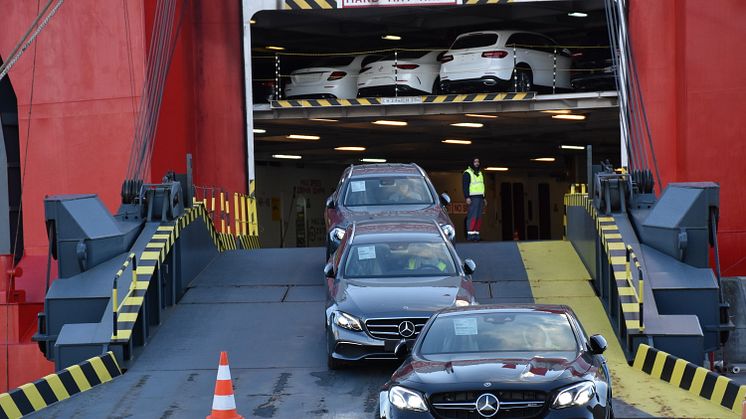 Every year, one third of Sweden’s new car imports, approximately 120,000 cars, are delivered to the port of Södertälje.