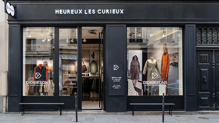 Didriksons' pop-up shop at Heureux Les Curieux in Paris.